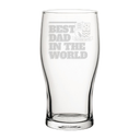 Best Dad In The World Pint Glass