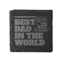Best Dad In The World Slate Coaster