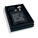 Best Dad In The World Hip Flask