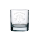 Super Dad Whiskey Glass