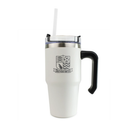 White 20oz Tumbler w/ Handle