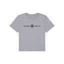 Womens Heavy Box Swords T Shirt Heather Grey*