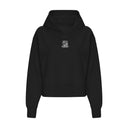 Womens Relaxed Mono Hoodie Black*