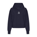 Womens Relaxed Mono Hoodie Navy*