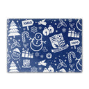 Christmas Pattern Glass Chopping Board*